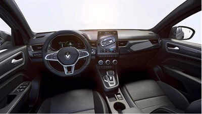 The inside of the renault arkana