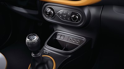 the inside of a renault twingo