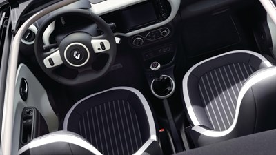 the inside of a renault twingo