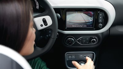 the inside of a renault twingo